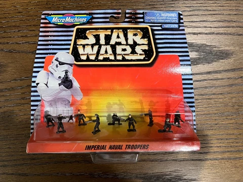 1997 Micro Machines Star Wars Imperial Naval Troopers NIB Cover