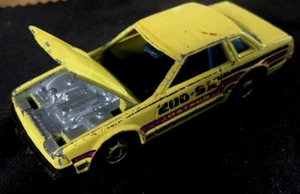 Hot Wheels Datsun 200 SX 1981 Yellow Blackwall Gold Rims Made In Hong Kong - Picture 1 of 2