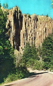 Palisades Cimarron Canyon New Mexico Postcard K-435  Unposted - Picture 1 of 2