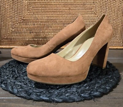 Naturalizer женщин Берлин насосы каблуки чая синтетический размер 11 М H1960S3201 EUC - Изображение 1 из 4