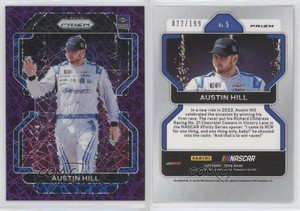 2022 Panini Prizm Purple Velocity Prizm /199 Austin Hill #5