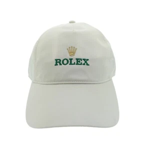 ROLEX AUTHENTIC WHITE BASEBALL STYLE HAT ADJUSTABLE SIZE BRAND NEW - Picture 1 of 6