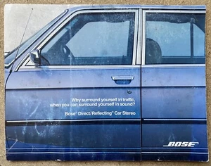 1979 Bose Direct/Reflecting Car Stereo original American? sales brochure - Bild 1 von 8