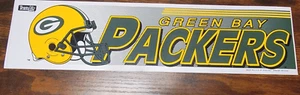 Green Bay Packers Bumper Sticker Logo Collectable - Imagen 1 de 1