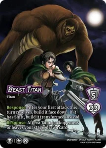 1X-Beast Titan - Alternate Art - Foil-AoT01: Battle for Humanity-Universus - Picture 1 of 1
