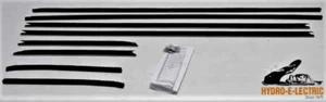 NEW 1966-1967 Toronado 2-Door Hardtop Window Felt Beltline Weatherstrip Set- 8pc - Picture 1 of 1