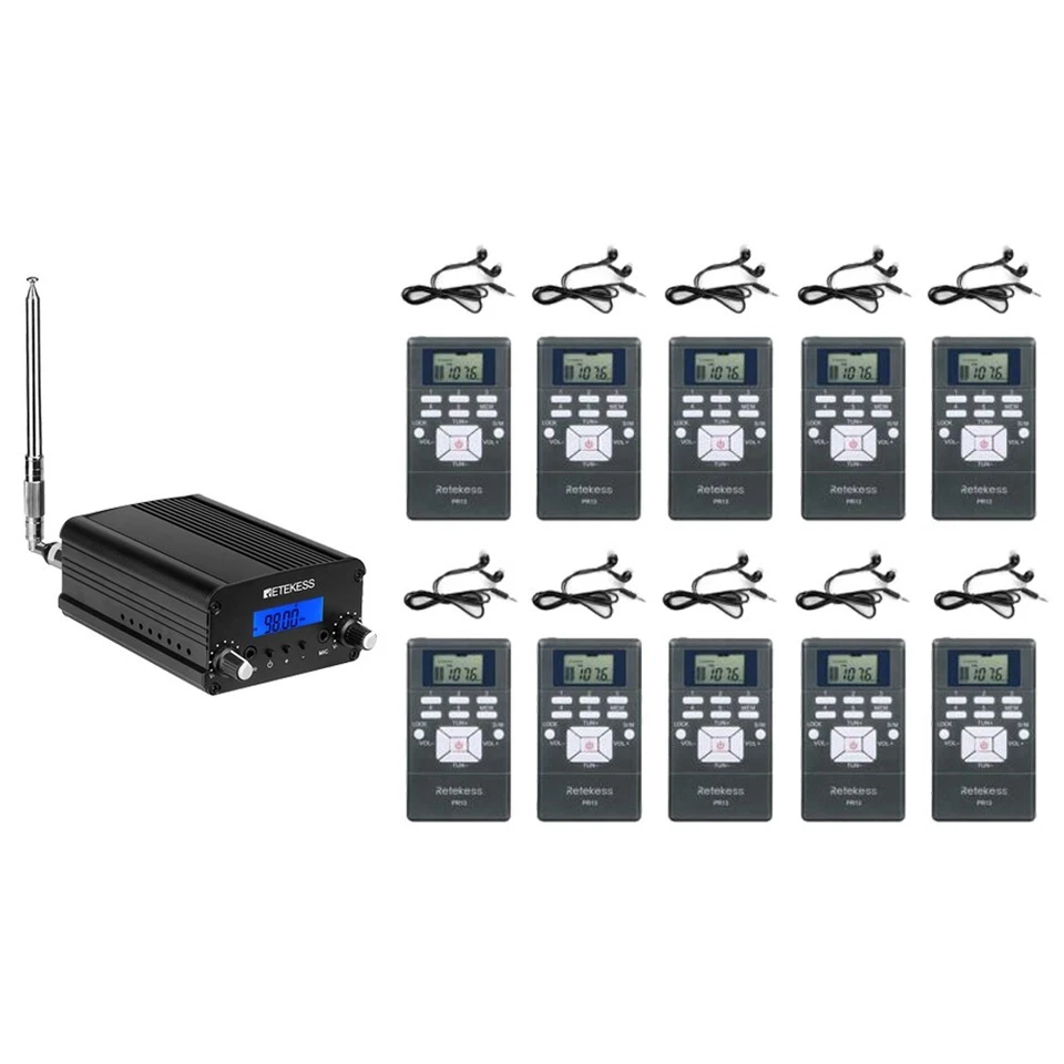 Retekess TR509 FM Transmitter - F9251A1 (Black)