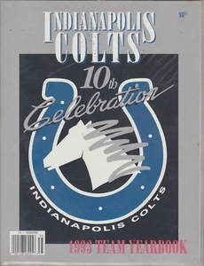 INDIANAPOLIS COLTS 1993 TEAM YEARBOOK MAGAZINE - Picture 1 of 1