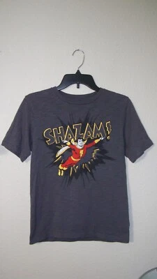 Camiseta SHAZAM Justice League Super Hero Niños Gris Carbón Talla XL 14/16 Foto 1 de 4
