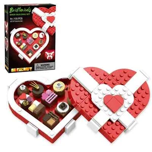 Brickcraft Bricktanicals Heart Box Of Chocolates Brick Building Set - Picture 1 of 9