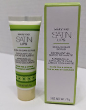 Mary Kay Satin Lips White Tea & Citrus Shea Sugar Scrub .3 Oz 094712 NIB