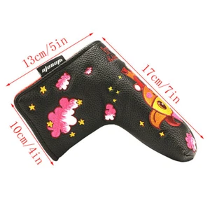 Lovely Rainbow and Cloud Design Golf Putter Head Cover Blade Magnetic Headcover - Picture 1 of 5