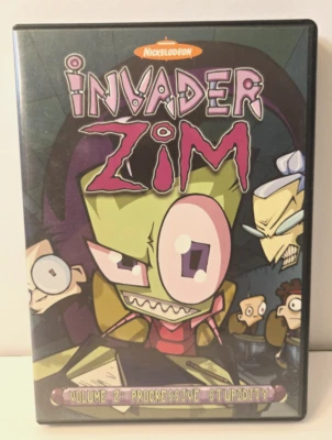Invader Zim: Progressive Stupidity  Vol. 2 (2 Disk DVD, 2004) Nickelodeon RARE - Image 1 of 4