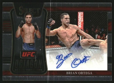 2022 Select UFC Octagon Action Signatures #OABOT Brian Ortega Autograph - Image 1 of 2