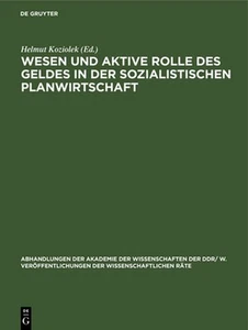 Wesen Und Aktive Rolle Des Geldes in Der Sozialistischen Planwirtschaft - Bild 1 von 1