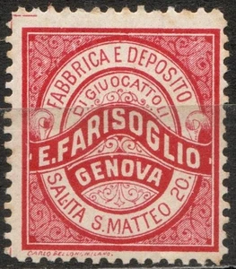 ER10346 Erinnofilo Pubblicitario: Fabbrica Giocattoli - Farisoglio Genova - Imagen 1 de 1