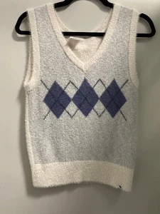 Abercrombie Kids Argyle Sweater Vest 13/14 - Picture 1 of 7