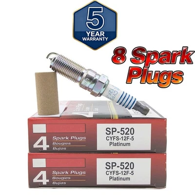 8 piezas bujías SP-520 Platinum para Ford Transit-250 V6 3,7 L SP520 CYFS12F5 Foto 1 de 4