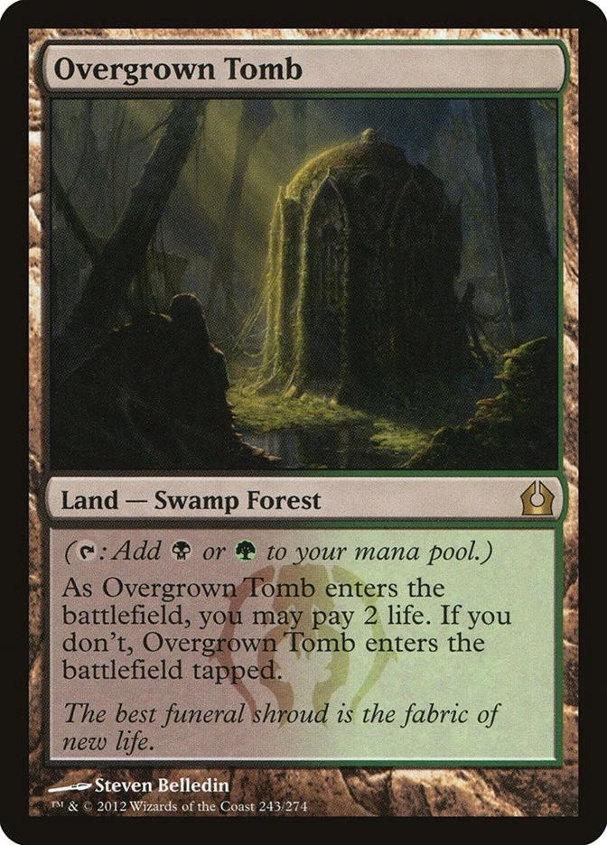MTG Overgrown Tomb  - Return to Ravnica #243 - Image 1 of 1