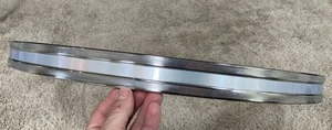 VINTAGE TAMA IMPERIALSTAR 22” BASS DRUM METAL HOOP METALLIC WHITE CHROME NICE #2 - Picture 1 of 16