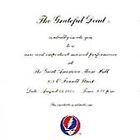 One From The Vault-Grateful Dead, Live Cd