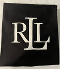  1 Ralph Lauren New Cotton  Drawstring Dust Bag 23'' WX 22 L'' Black
