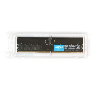 NEW Genuine Crucial 16GB PC RAM DDR5 4800 PC5 38400 Desktop Memory CT16G48C40U5 - Picture 1 of 3