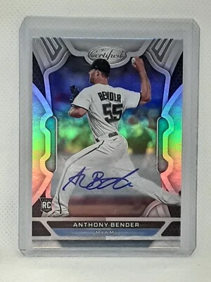 Anthony Bender 2022 Chronicles Certified Baseball - RC AUTO - Miami Marlins - Image 1 of 2