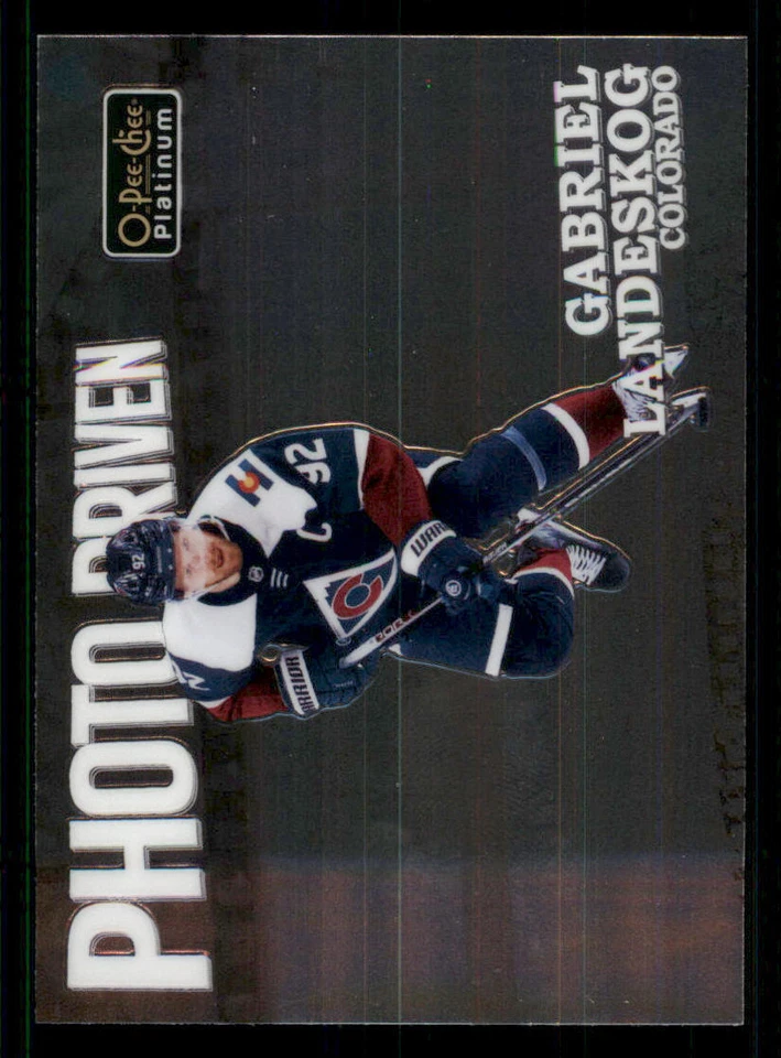 2022-23 O-Pee-Chee Platinum Photo Driven #PD11 Gabriel Landeskog - Image 1 of 2