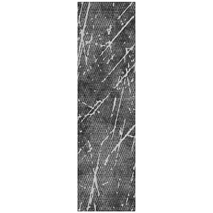 Addison Rugs Chantille ACN628 Charcoal 2'3" x 7'6" Indoor Outdoor Hallway Runner - Picture 1 of 5