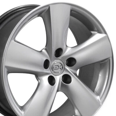 18x8 Wheel Fits Lexus Toyota  Hyper Silver 74196 Rim LS 460 Style - Image 1 of 4