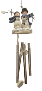 Christmas ceramic /metal wind chime 7 " - Picture 1 of 3