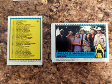 VINTAGE 1983 JAWS 3 IN 3D COMPLETE TRADING CARD SET OF 44 CARDS + 3D VIEWER