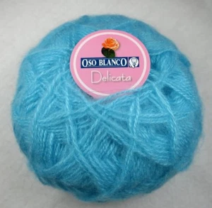 Oso Blanco Yarn Delicata Acrylic Baby Blue 273 Yards NWT - Picture 1 of 7