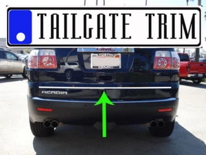 For ACADIA 2007 2008 2009 2010-2016 Chrome Tailgate Trunk Trim Molding - Picture 1 of 6