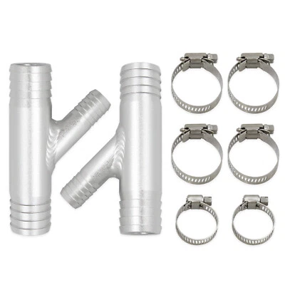 1 Set 1" to 5/8 CAB Heater Y Fitting Compatible For UTV SXS RZR CAN AM Polaris - Image 1 of 4