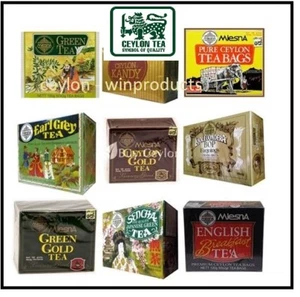Ceylon Mlesna Flavored Tea Vanilla, Caramel, Raspberry,Cherry, Rose & More tea