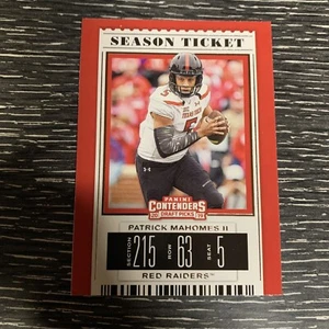 2019 Panini Contenders Draft Picks Patrick Mahomes II #79 Texas Tech 4AB - Picture 1 of 2