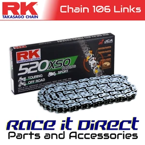RK Chain for Yamaha RZ350 C USA 1985 Black RX-Ring - Picture 1 of 9