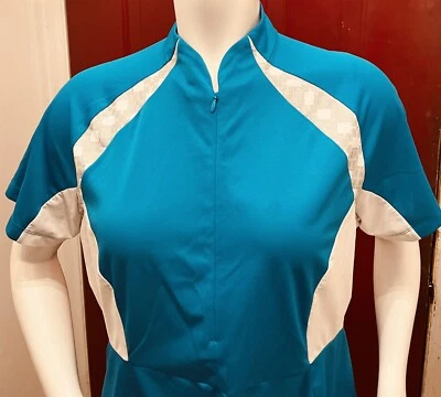 Top Pullover Novara Ciclismo Damas Manga Corta 1/2 Cremallera Talla XL Foto 1 de 4