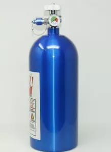 10LB 10 LB Nitrous Bottle W/high flow valve & gauge NEW - Picture 1 of 3