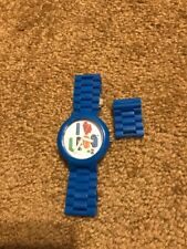 Lego "I Love Lego" White Dial Blue Plastic Adult Watch 