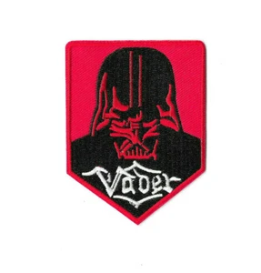 RED DARTH VADER Iron on / Sew on Patch Embroidered Badge Movie Star Wars PT579 - Picture 1 of 1