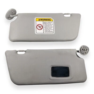 Par de parasoles gris Grand Vitara Chevy Tracker 1999-2004 lado conductor y pasajero Foto 1 de 4