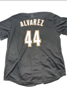 Yordan Alvarez Black Replica Jersey Houston Astros XL - Picture 1 of 2