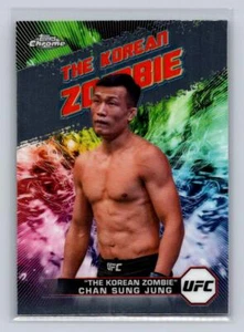 2024 Topps Chrome UFC #AKA-13 Chan Sung Jung "The Korean Zombie" -AKA - Picture 1 of 2