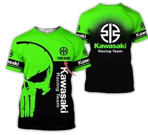 Camiseta 3D Nombre Personalizado Kawasaki Racing Team, Unisex Todas las Tallas - Imagen 1 de 2