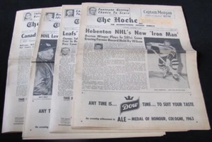 4 Issues THE HOCKEY NEWS DECEMBER OF 1963 - - Picture 1 of 9