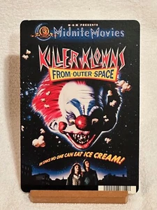 Killer Klowns From Outer Space BLOCKBUSTER BACKER Mini Poster 5 1/2x8 NO MOVIE - Picture 1 of 1