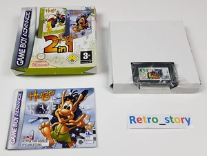 Nintendo Game Boy Advance GBA Hugo 2 In 1 PAL - Picture 1 of 6